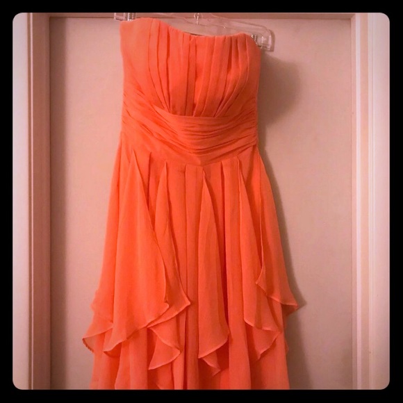 David's Bridal Dresses & Skirts - Bridesmaid dress. Coral. Size 4. David’s Bridal